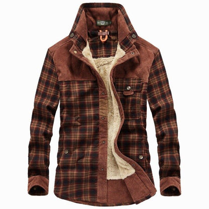 Plaid Fleece-Lined Jacket | Cozy & Stylish Outerwear