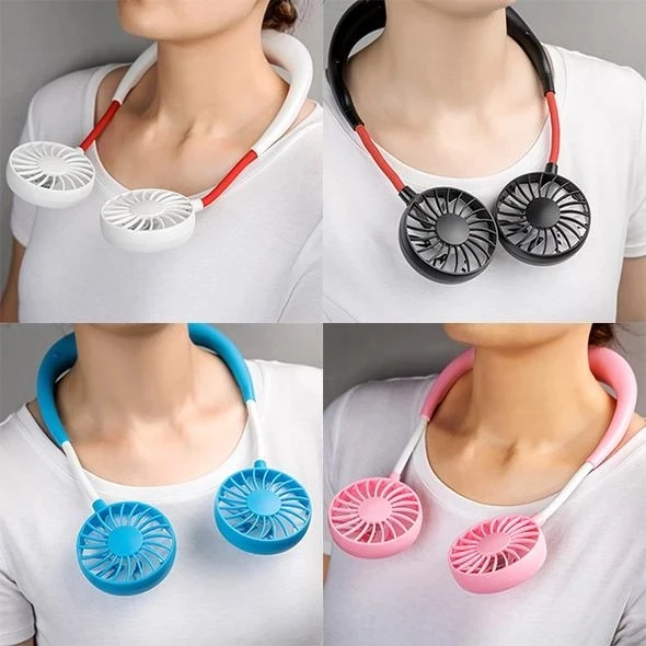 Portable Neck Fan | Wearable Cooling Solution for Outdoor Activities
