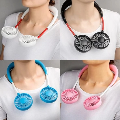 Portable Neck Fan | Wearable Cooling Solution for Outdoor Activities