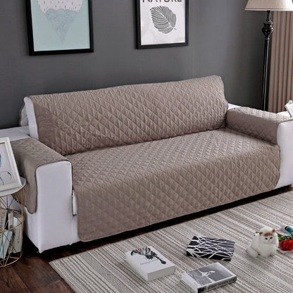Premium Quilted Sofa Cover | Waterproof & Pet-Friendly Protection
