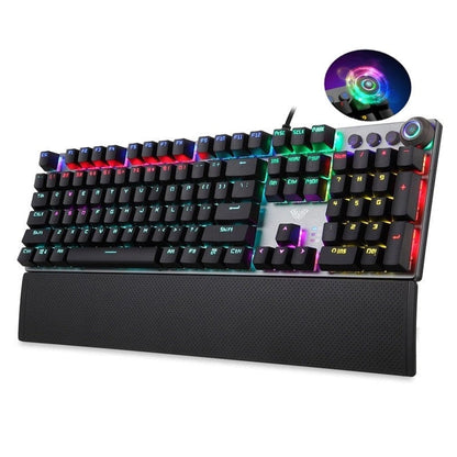 RGB Mechanical Gaming Keyboard | Customizable Lighting for Gaming Setup