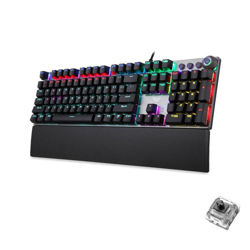 RGB Mechanical Gaming Keyboard | Customizable Lighting for Gaming Setup