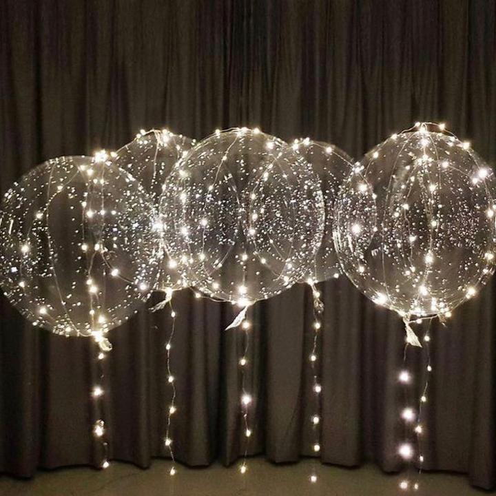 Radiant LED Balloons | Magical Celebration & Enchanting Illumination