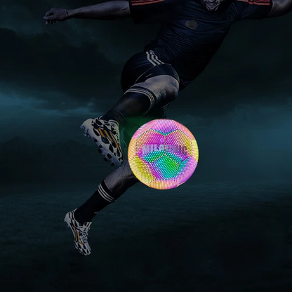 Reflective Soccer Ball | Holographic Design Soccer Ball with Grip
