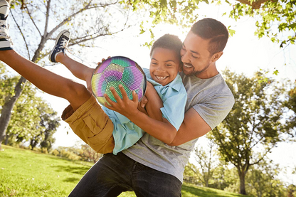 Reflective Soccer Ball | Holographic Design Soccer Ball with Grip