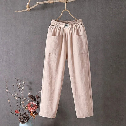 Relaxed Fit Linen Pants | Casual Comfort & Versatility