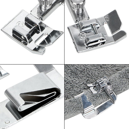 Sewing Machine Hemming Presser Foot | Adjustable Guide for Seamless Hemming Results