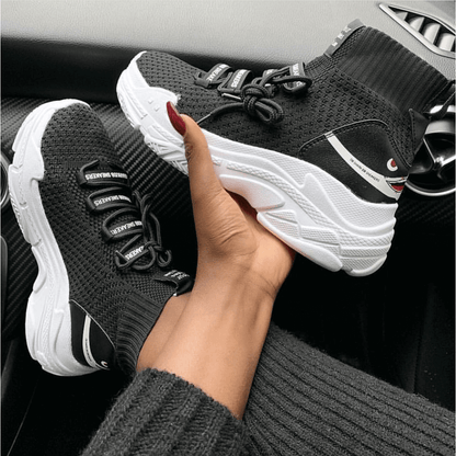 Shark Design High-Top Sneakers | Bold Style Sneakers