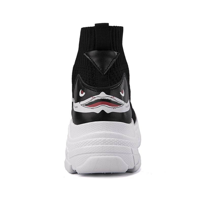 Shark Design High-Top Sneakers | Bold Style Sneakers