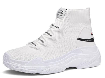 Shark Design High-Top Sneakers | Bold Style Sneakers
