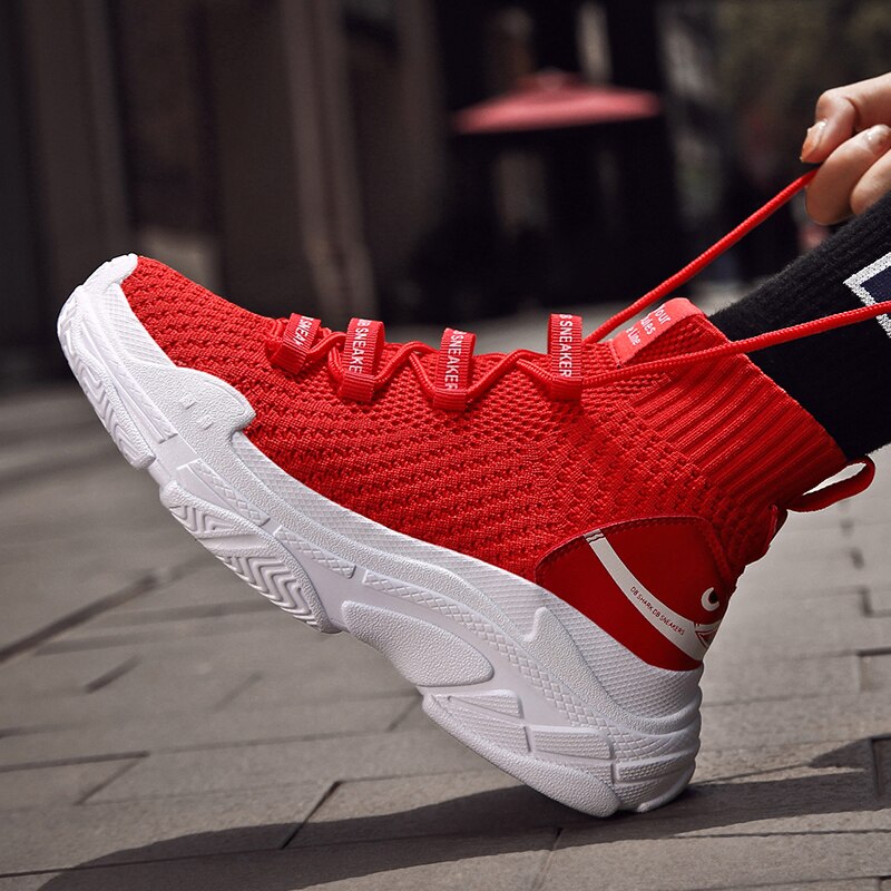 Shark Design High-Top Sneakers | Bold Style Sneakers