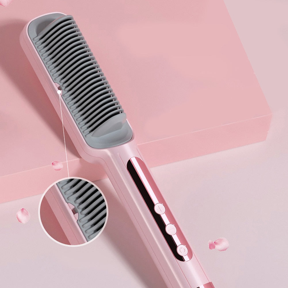 Sleek Hair Straightener Comb | Quick Detangle