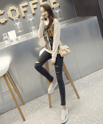 Sleek Slip-On Platform Sneakers | Metallic Accent Sneakers