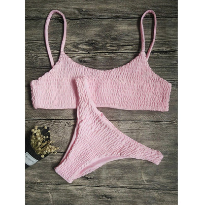 Soft Textured Bikini Set | Stretchy Comfort Bikini