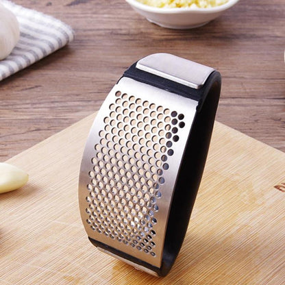 Stainless Steel Garlic Press | Effortless Crushing & Easy Clean