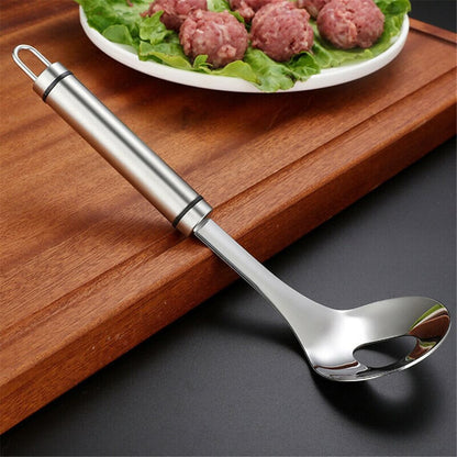 Stainless Steel Meatball Spoon | Ergonomic Handle Meatball Maker