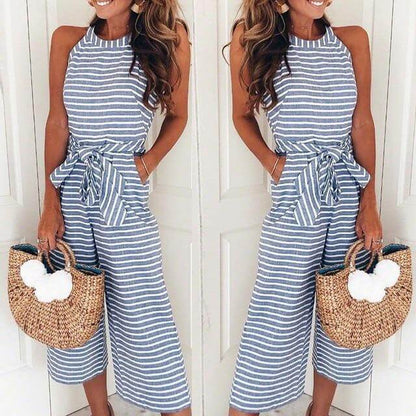 Striped Summer Jumpsuit | Effortless Style