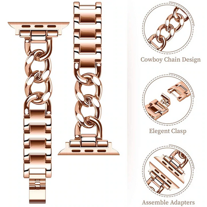 Stylish Apple Watch Band | Elegant Metal Design for a Sophisticated Look