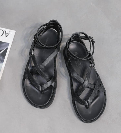 Stylish Leather Sandals | Adjustable Comfort & Versatile Design