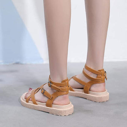 Stylish Leather Sandals | Adjustable Comfort & Versatile Design