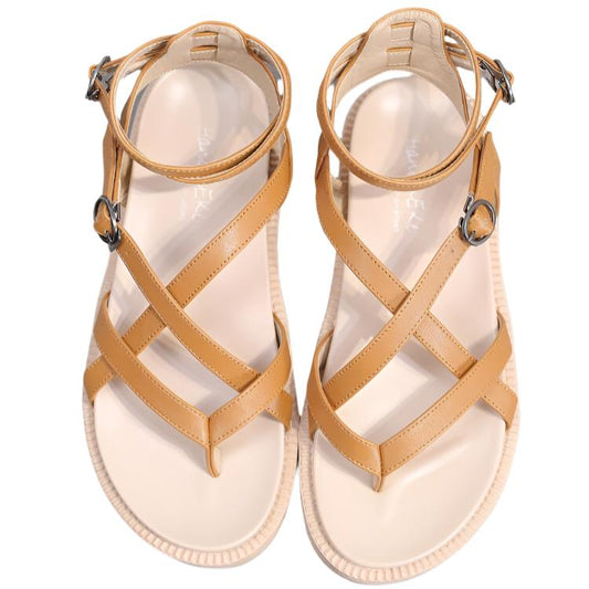 Stylish Leather Sandals | Adjustable Comfort & Versatile Design