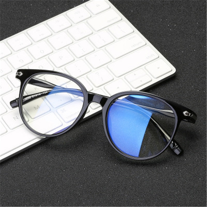 Stylish Round Glasses | Blue Light Blocking Eye Strain Solution