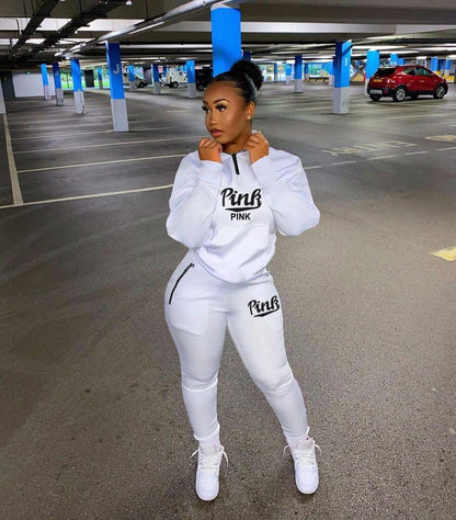 Stylish Two-Piece Tracksuit Set | Bold Vibrant Colors