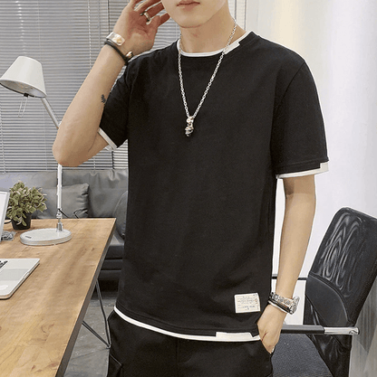 Stylish Two-Tone T-Shirt | Casual Comfort T-Shirt