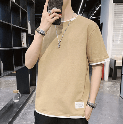 Stylish Two-Tone T-Shirt | Casual Comfort T-Shirt