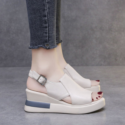 Stylish Wedge Sandals | Adjustable Comfort | Versatile & Elegant Design