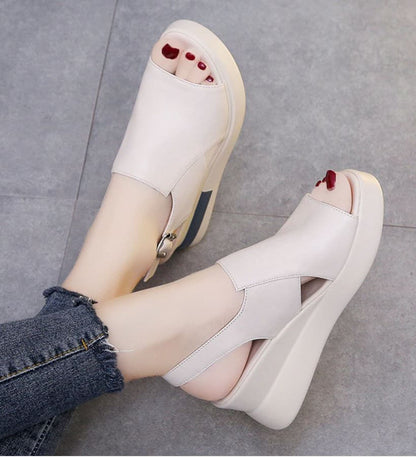 Stylish Wedge Sandals | Adjustable Comfort | Versatile & Elegant Design