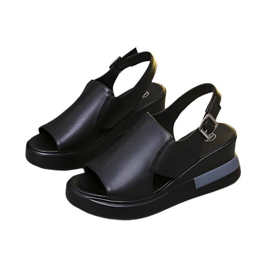 Stylish Wedge Sandals | Adjustable Comfort | Versatile & Elegant Design