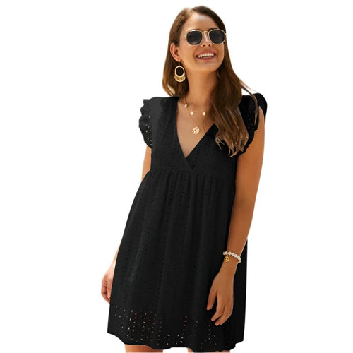 Summer Eyelet Dress | Flowy | Stylish & Chic