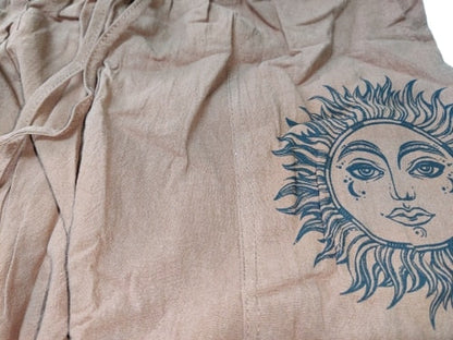 Sun and Nature Linen Pants | Relaxed Fit Linen Trousers for Artistic Style