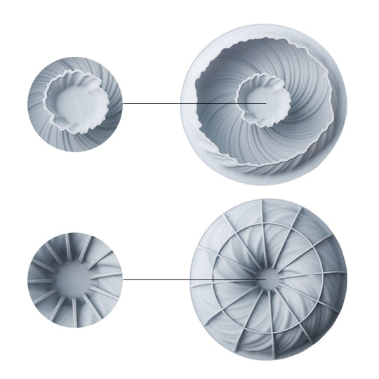 Swirl Design Silicone Cake Mold | Versatile Baking Tool
