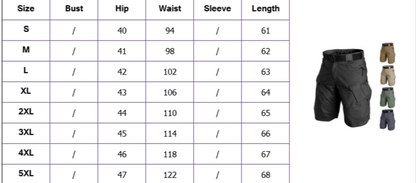 Tactical Cargo Shorts | Multi-Pocket Utility Shorts for Men
