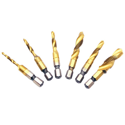 Titanium Coated Drill and Tap Bits Set | Durable Precision Drilling Tools