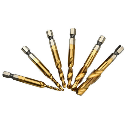 Titanium Coated Drill and Tap Bits Set | Durable Precision Drilling Tools
