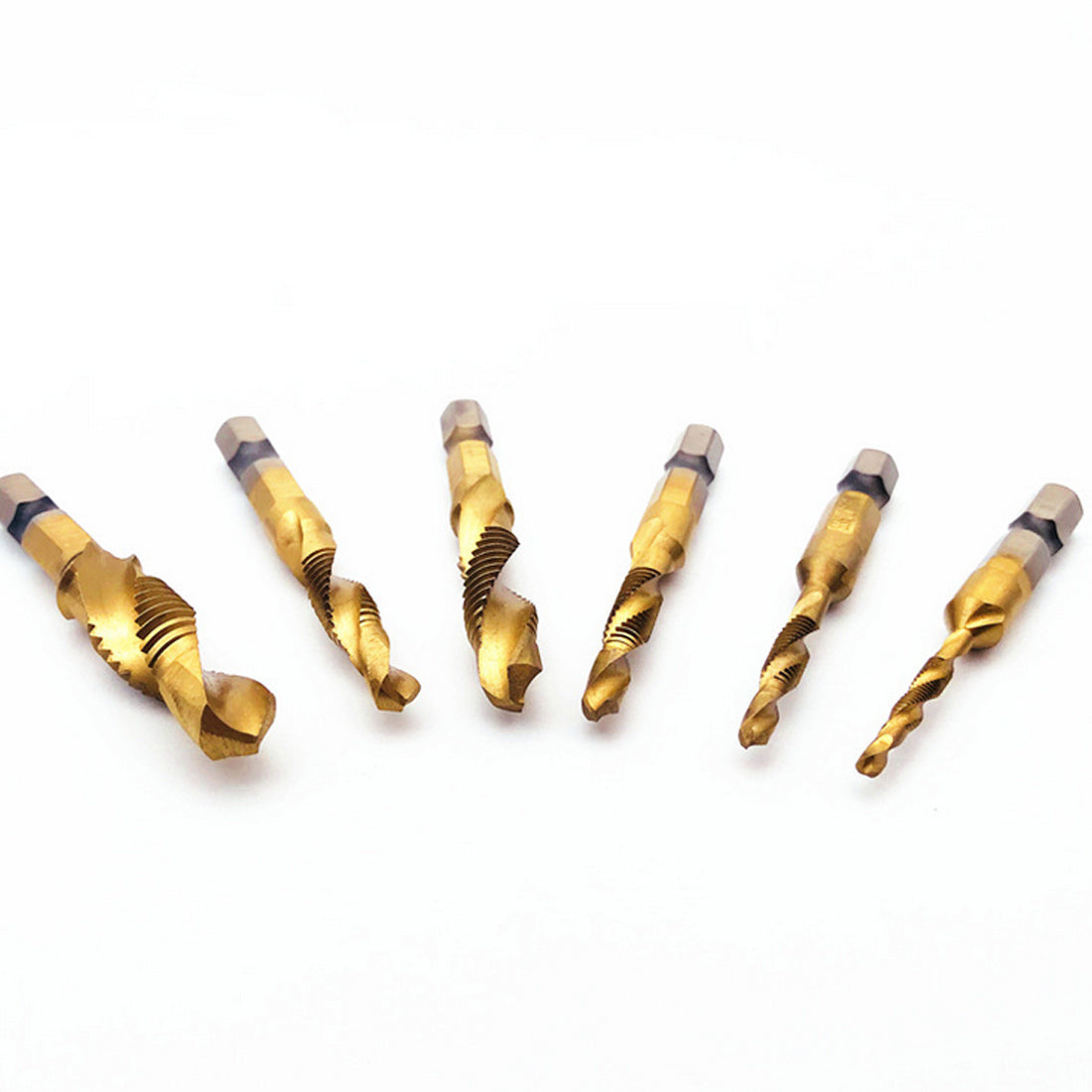 Titanium Coated Drill and Tap Bits Set | Durable Precision Drilling Tools