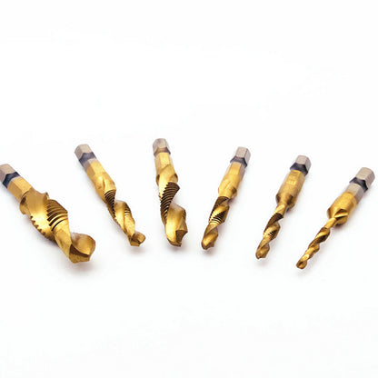 Titanium Coated Drill and Tap Bits Set | Durable Precision Drilling Tools