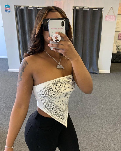 Trendy Bandana Tube Top | Versatile Style Top