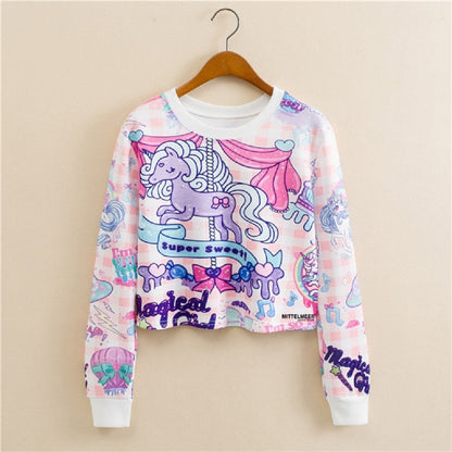 Trendy Graphic Crop Tops | Vibrant and Chic Designs