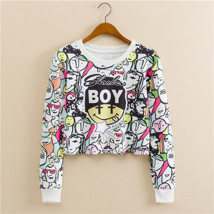 Trendy Graphic Crop Tops | Vibrant and Chic Designs