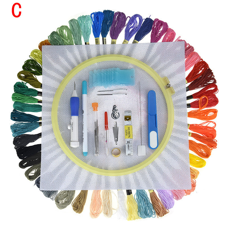 Ultimate Embroidery Tool Kit | 100 Color Threads & Accessories