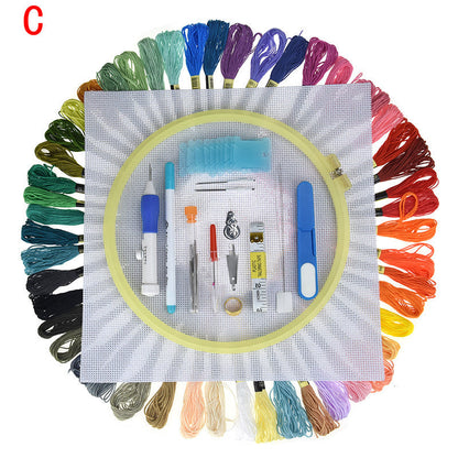Ultimate Embroidery Tool Kit | 100 Color Threads & Accessories