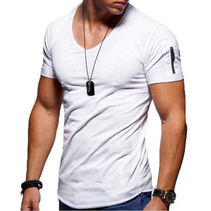 Ultimate Muscle Fit T-Shirt | Zipper Pocket Design