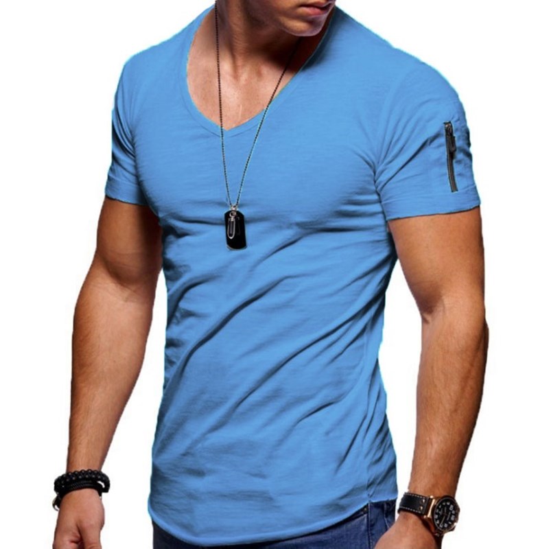 Ultimate Muscle Fit T-Shirt | Zipper Pocket Design