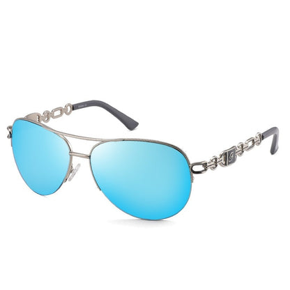 Ultra Chic Aviator Sunglasses | Stylish Chain Design