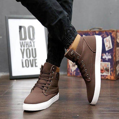 Urban Flex High-Top Sneakers | Trendy Urban Footwear