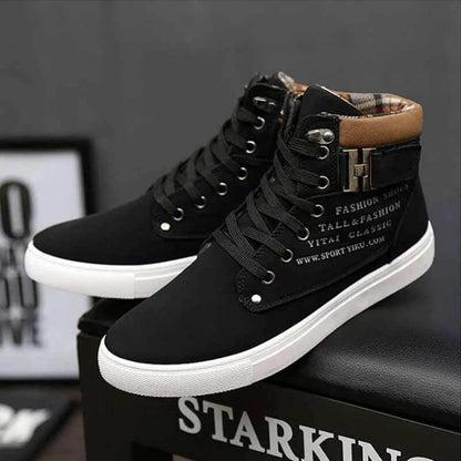Urban Flex High-Top Sneakers | Trendy Urban Footwear